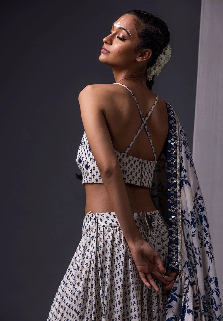 Printed Lehenga Set