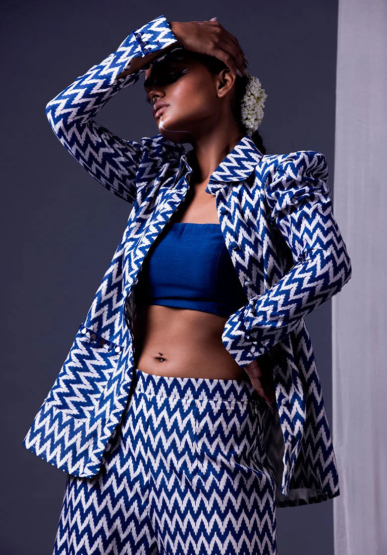 Printed Jacket & Pant Set