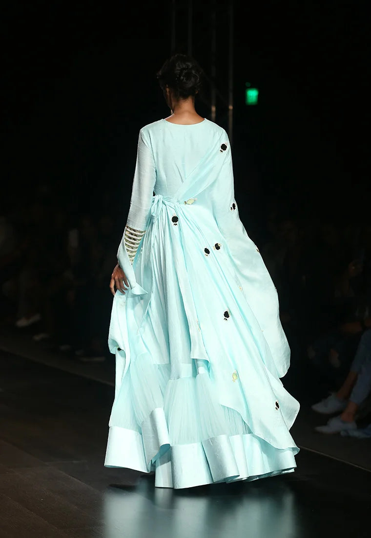 Anarkali and cape set