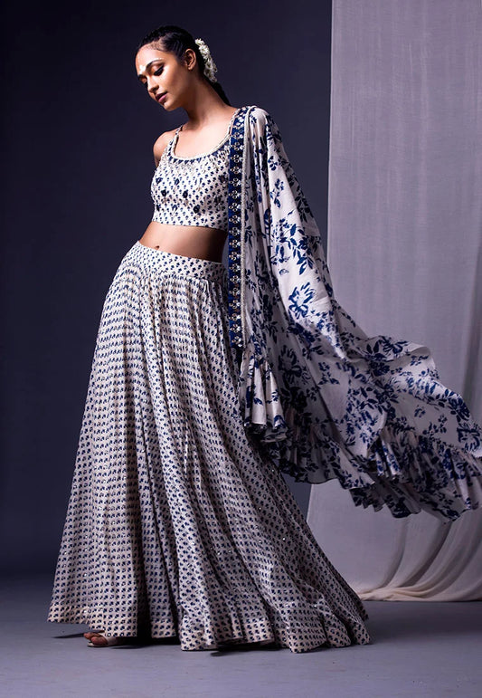 Printed Lehenga Set